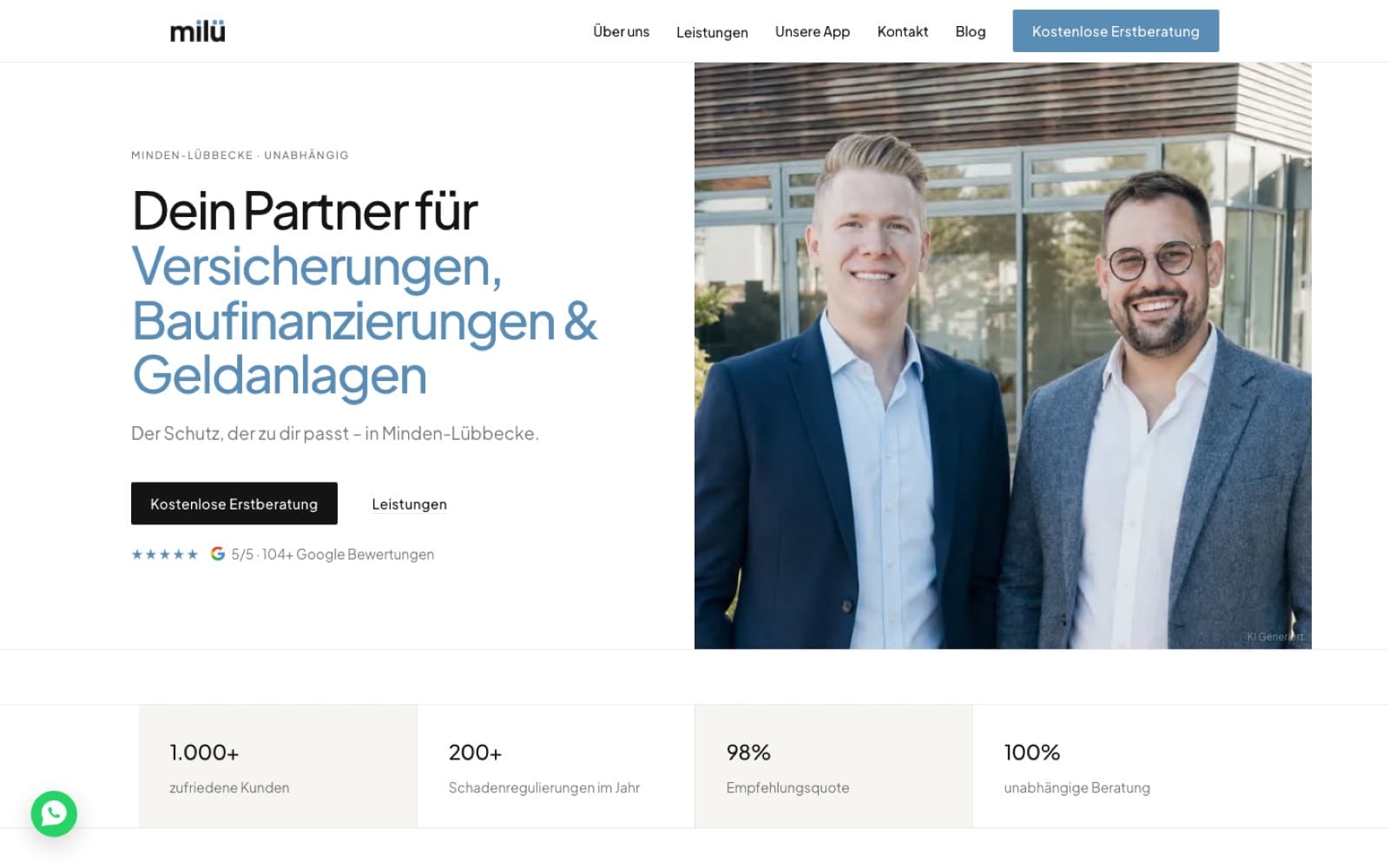 Startseite von mi-lue.de