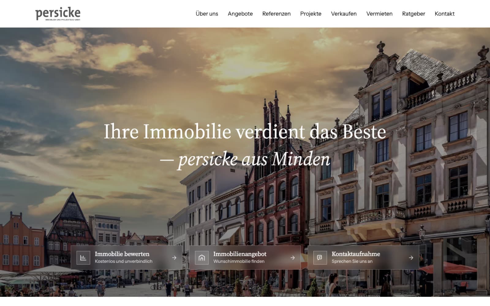 Startseite von persicke.com