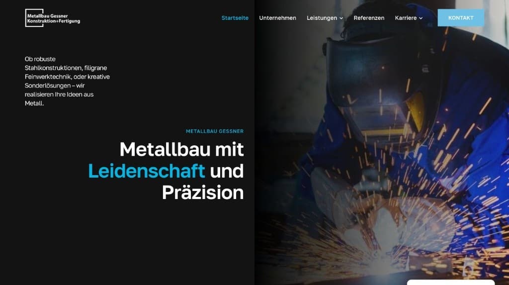Startseite von metallbau-gessner.de
